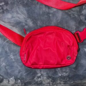 Lululemon belt bag in Lipstick